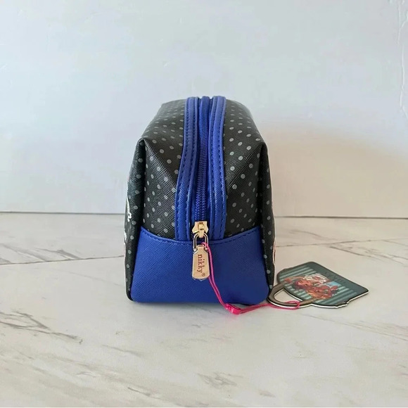Nikky By Nicole Lee Cosmetic Pouch Bag American Girl Black/Navy - Picture 6 of 7